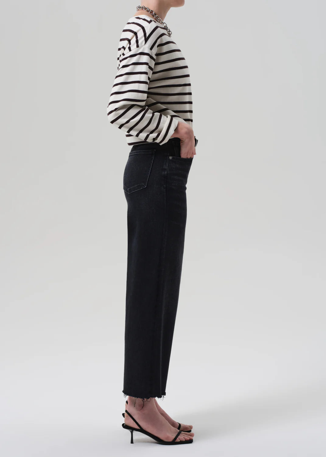 Lyra Wide Leg Crop in Medallion