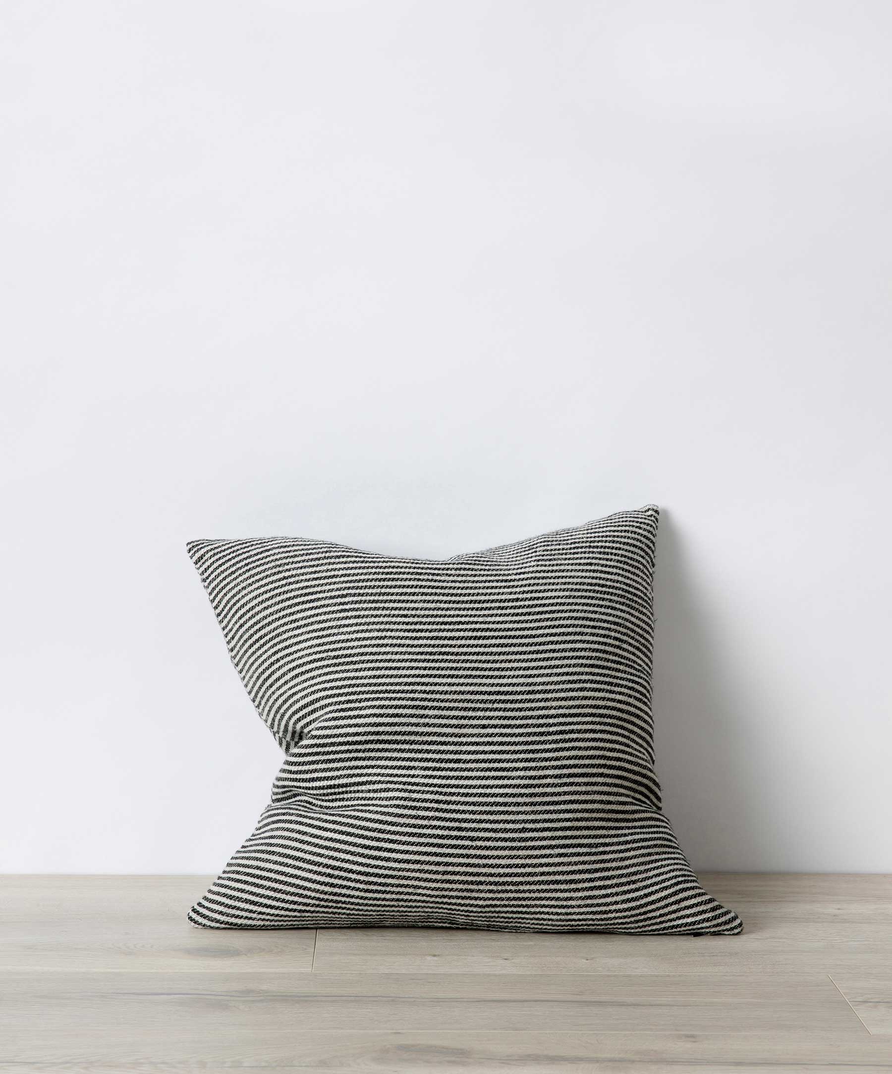 Mira Square Pillow in Ellis Stripe