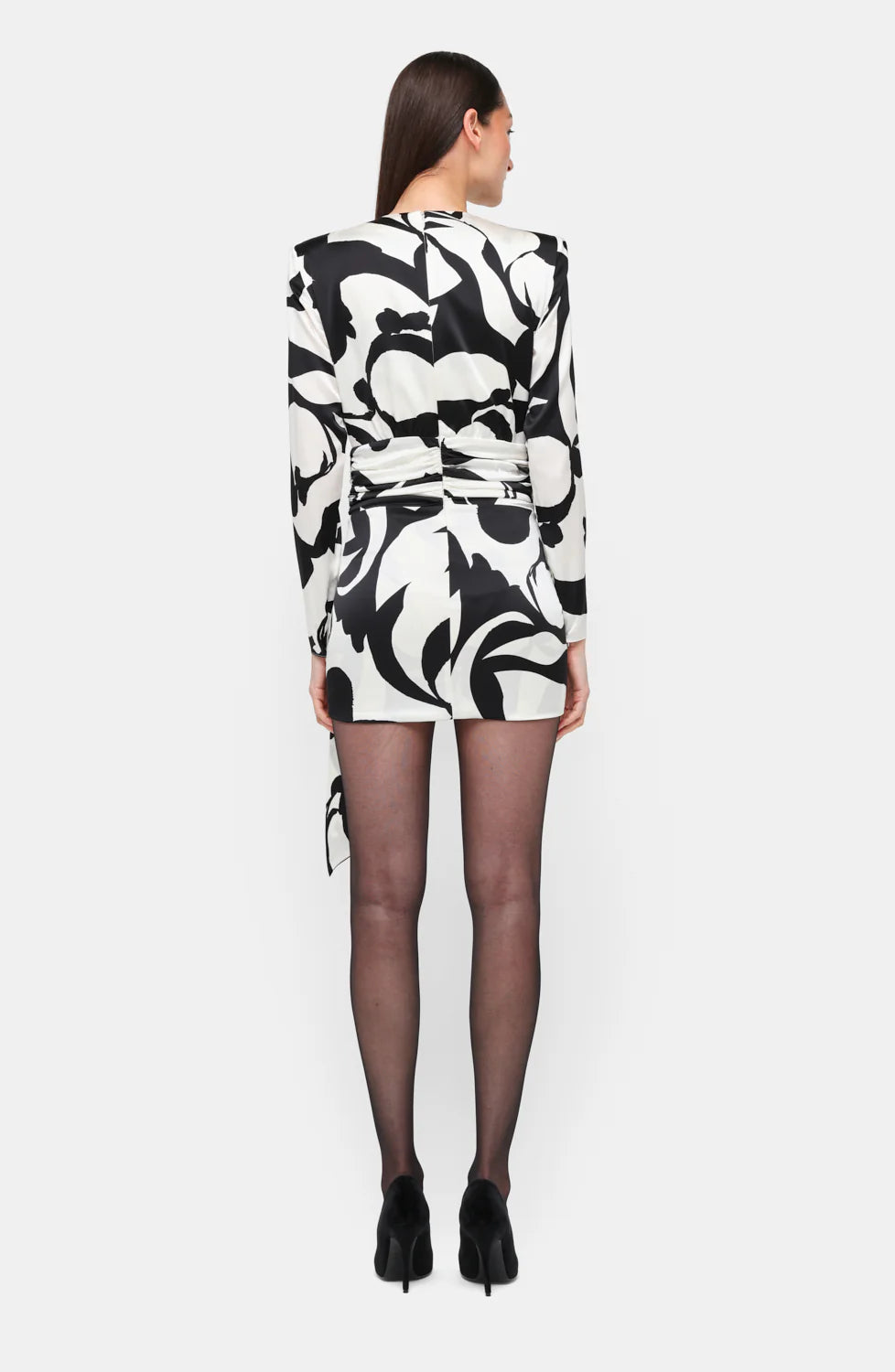 Kit Dress in Black/Ivory