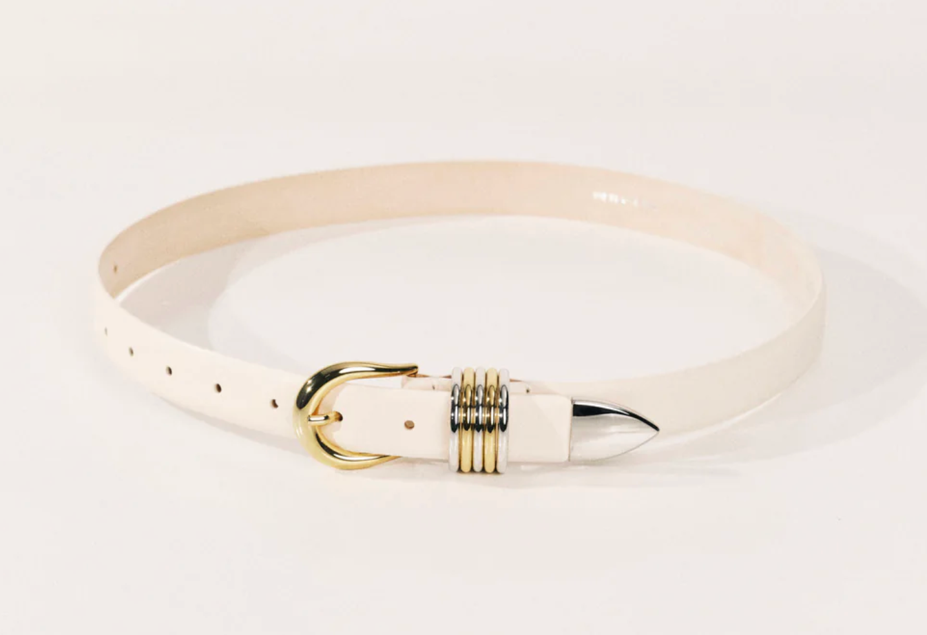 Hollyhock Mixed Metal in Ivory