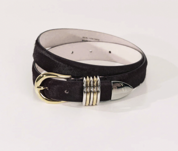 Hollyhock Cavallino Mixed Metal in Black
