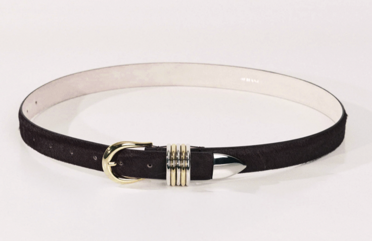 Hollyhock Cavallino Mixed Metal in Black