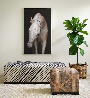 Dash & Albert Bleached Oak Woven Dunes Rug