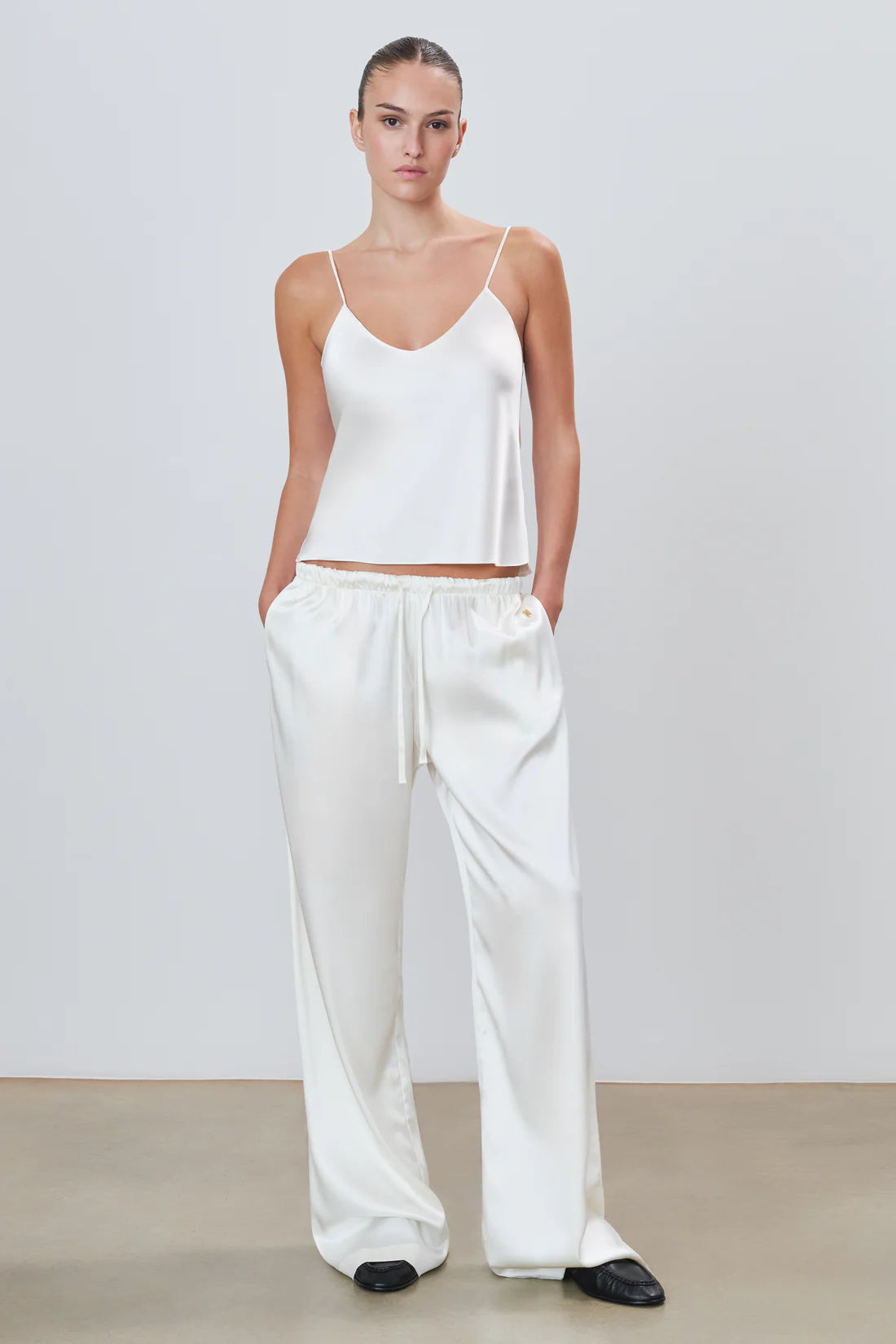 Brody Pant in Ivory