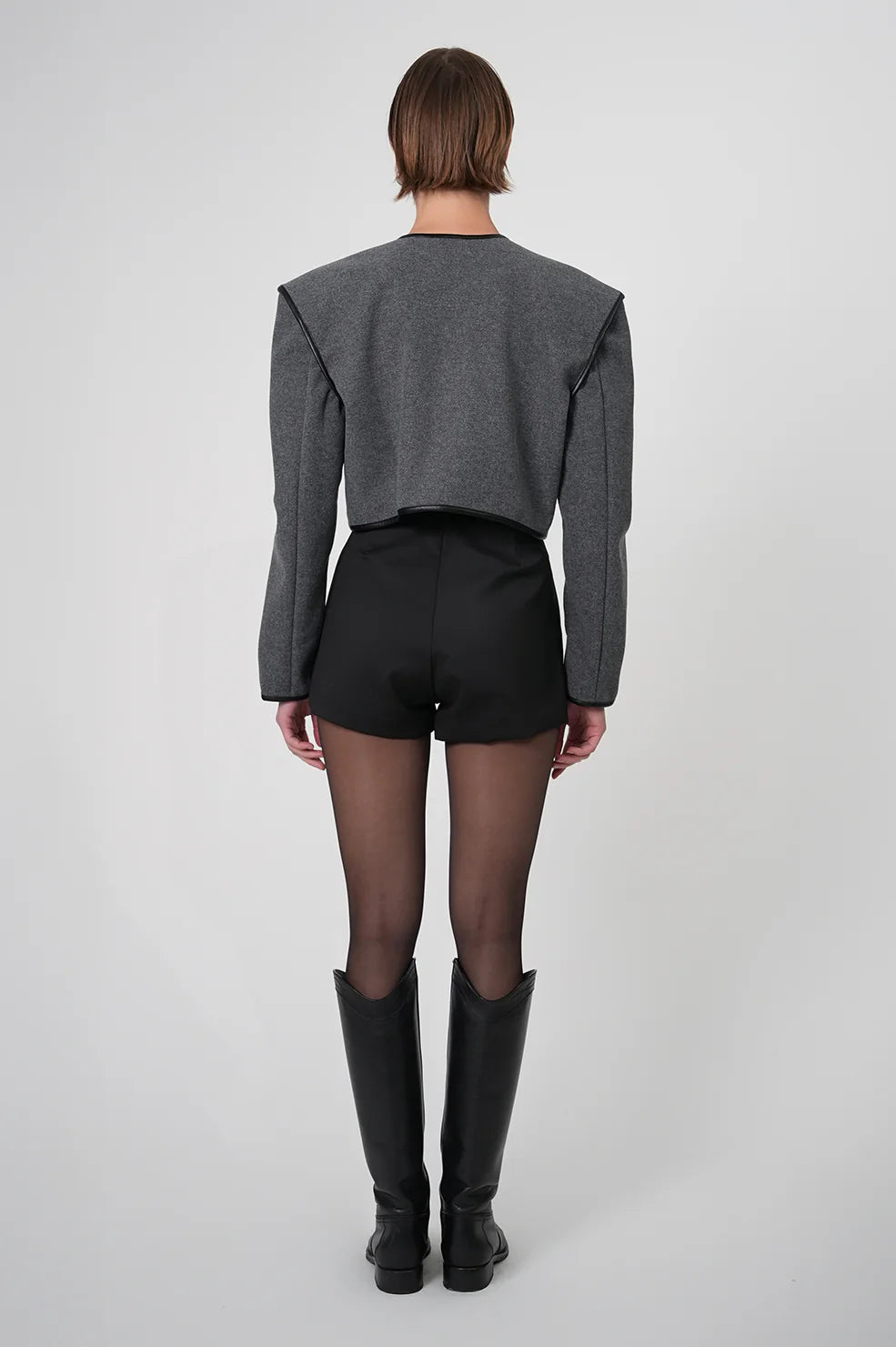 Lea Cape in Grey