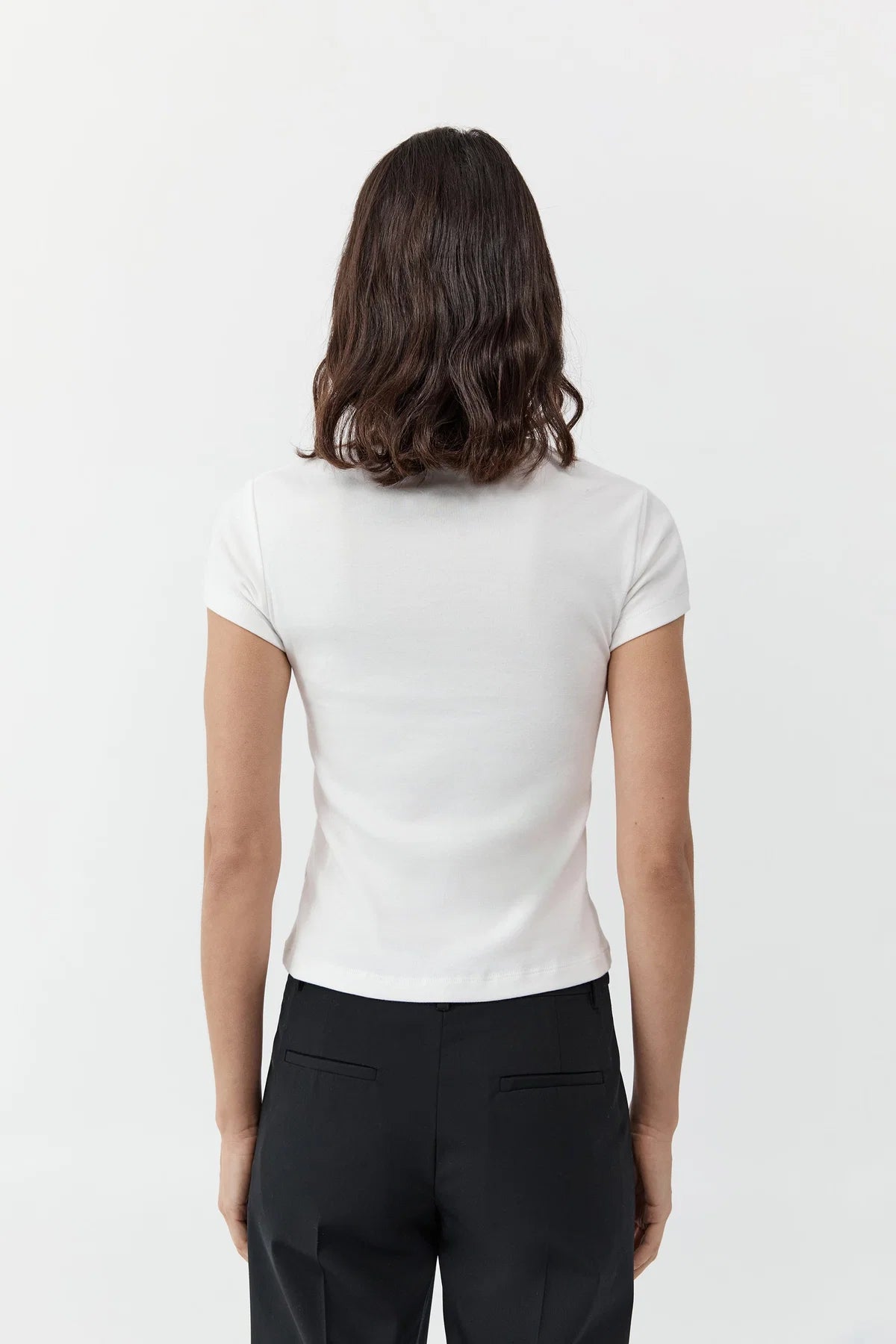 Organic Cotton Baby Tee in White