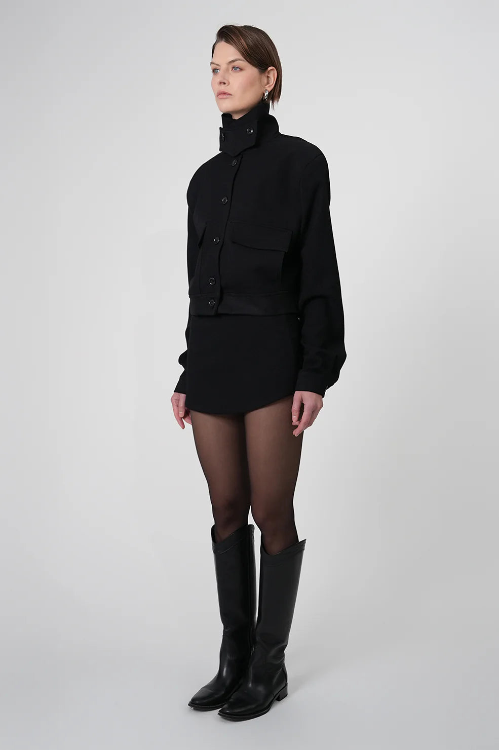 Phoebe Bomber in Black