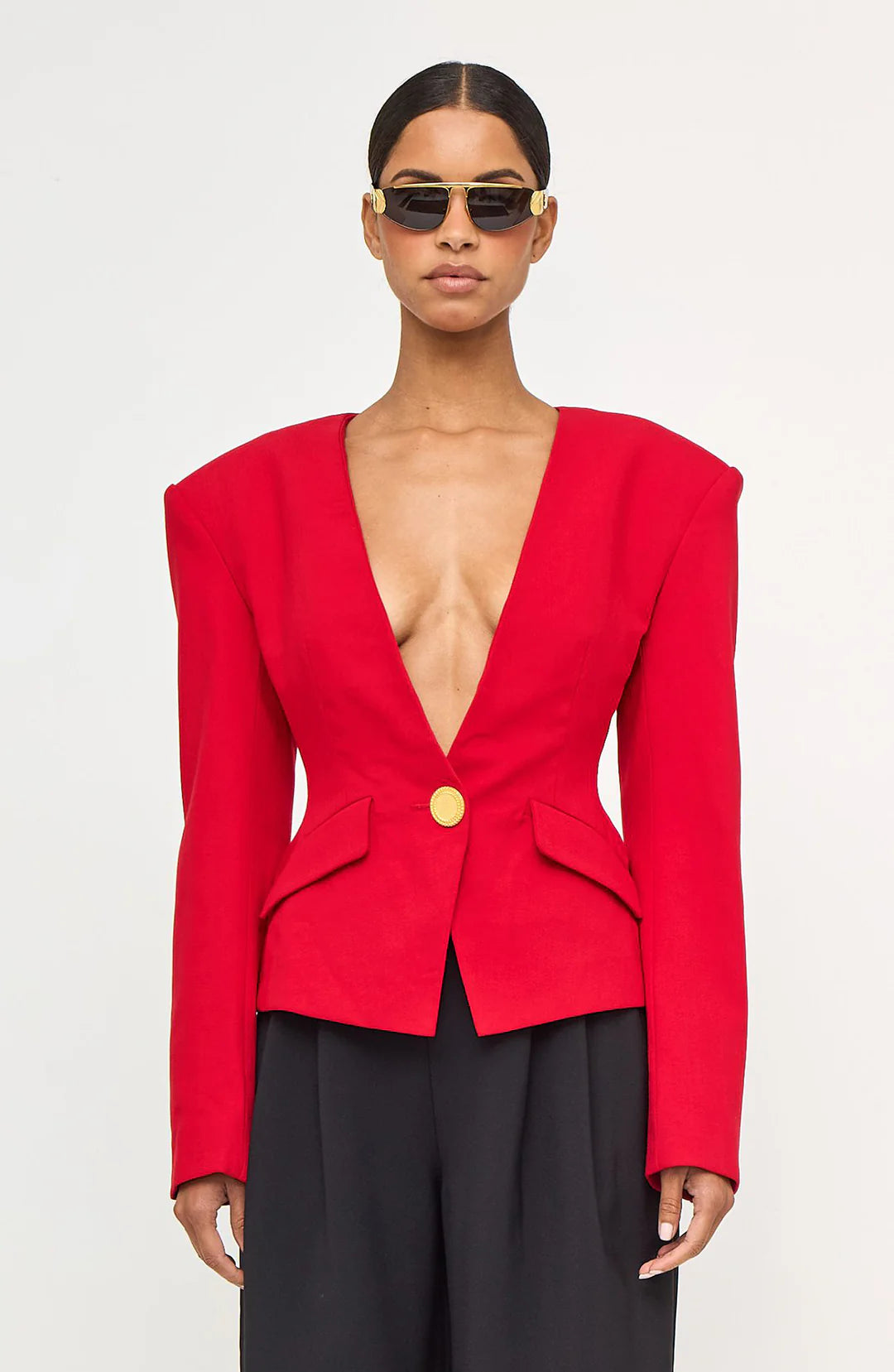 Carrie Blazer in Red