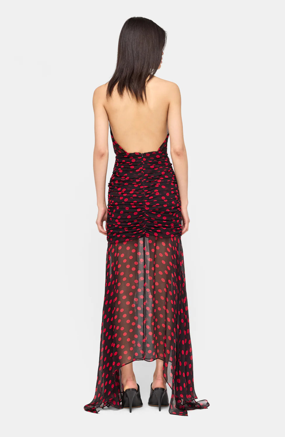 Tilda Dress in Black/Red