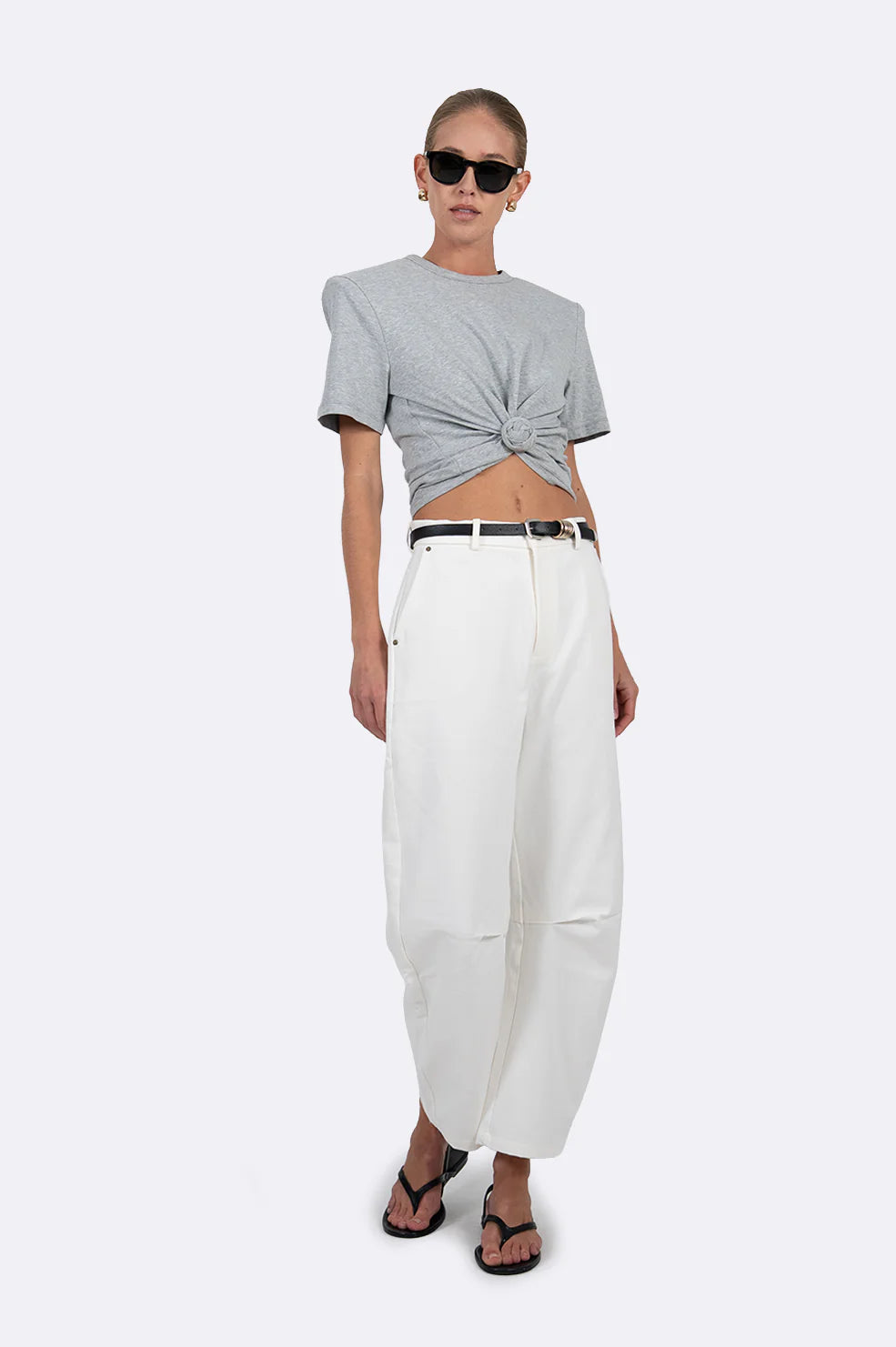 May Tee in Grey