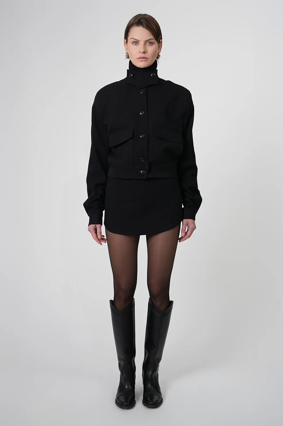 Phoebe Bomber in Black