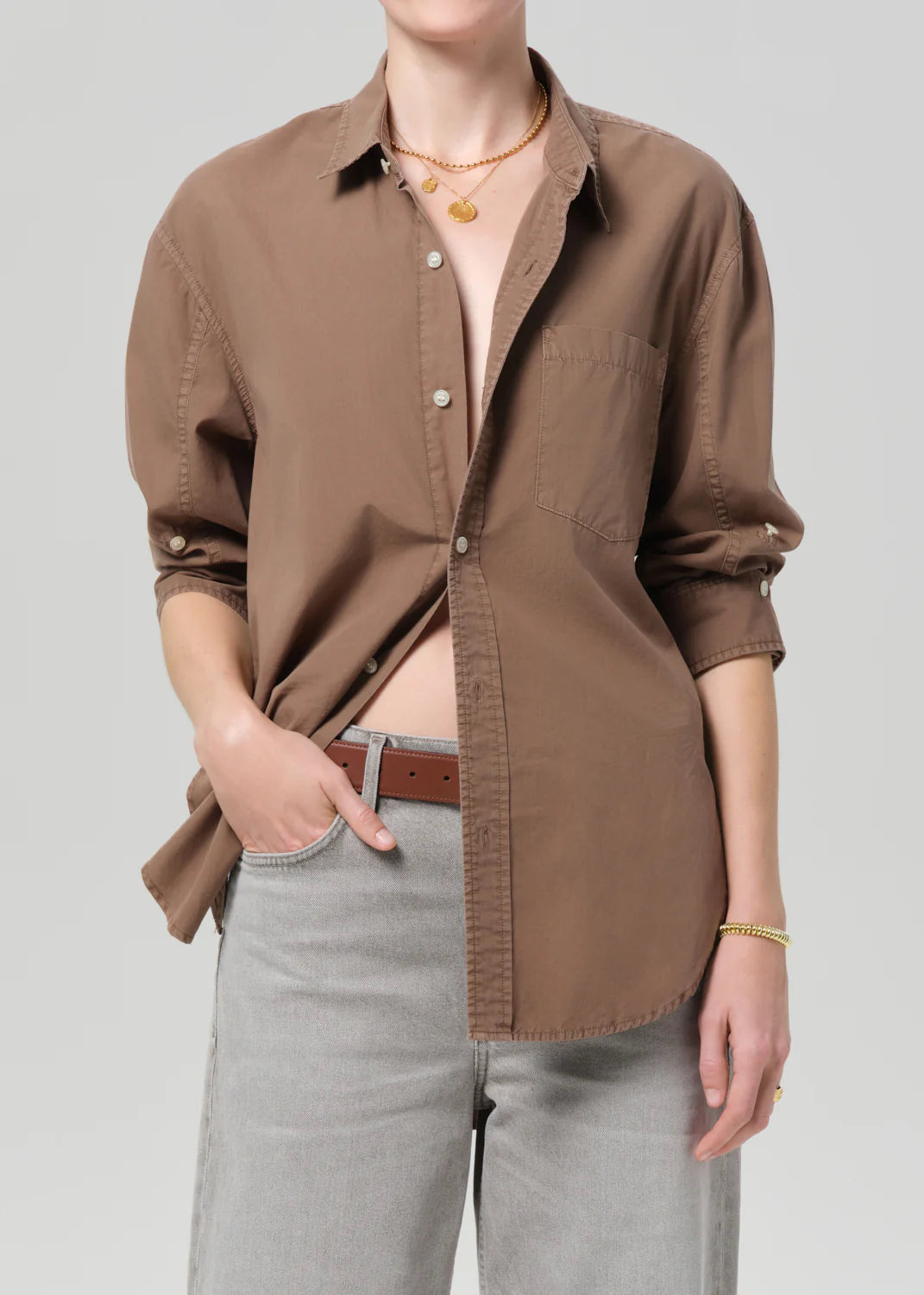 Kayla Shirt in Cocoa