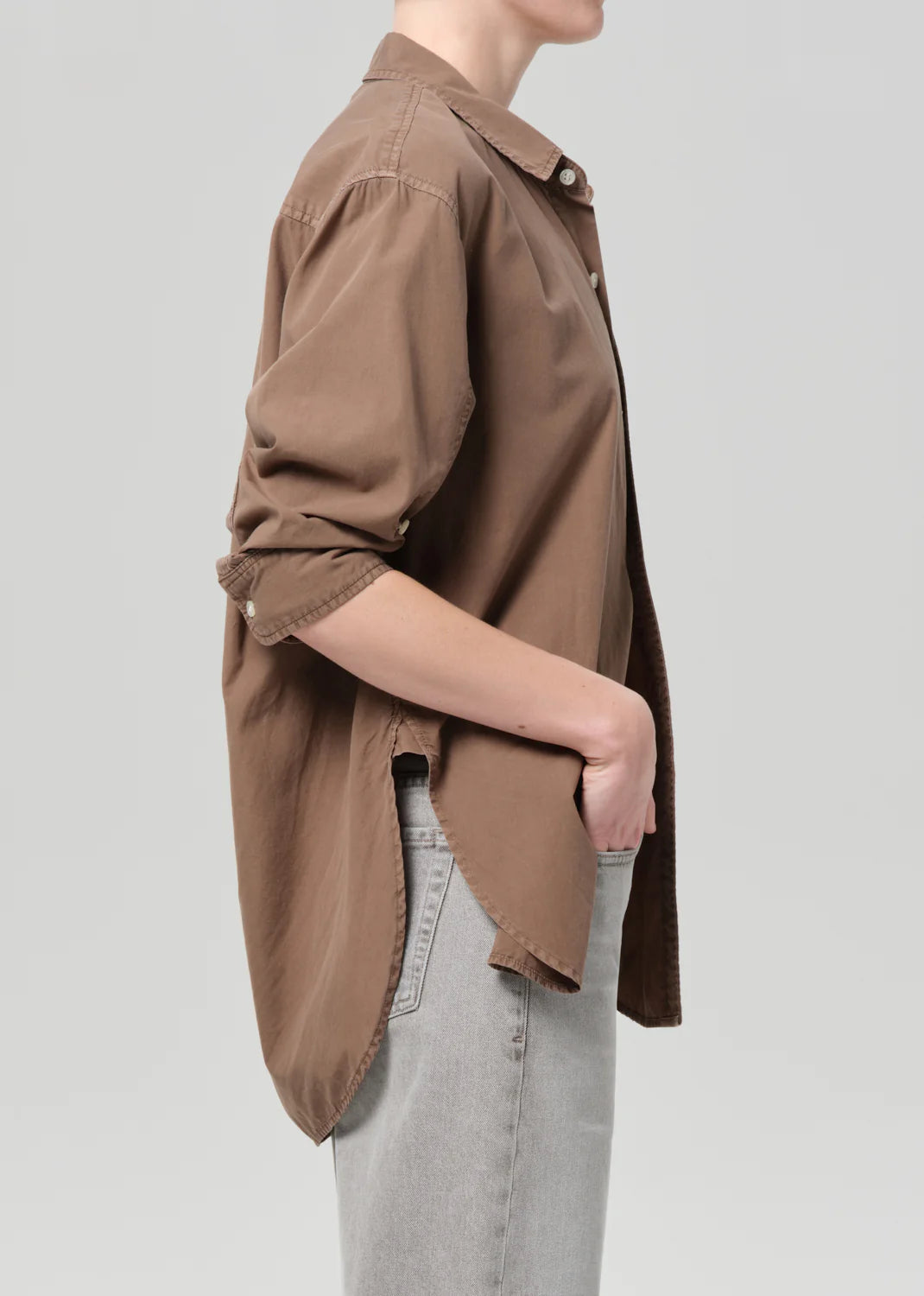 Kayla Shirt in Cocoa