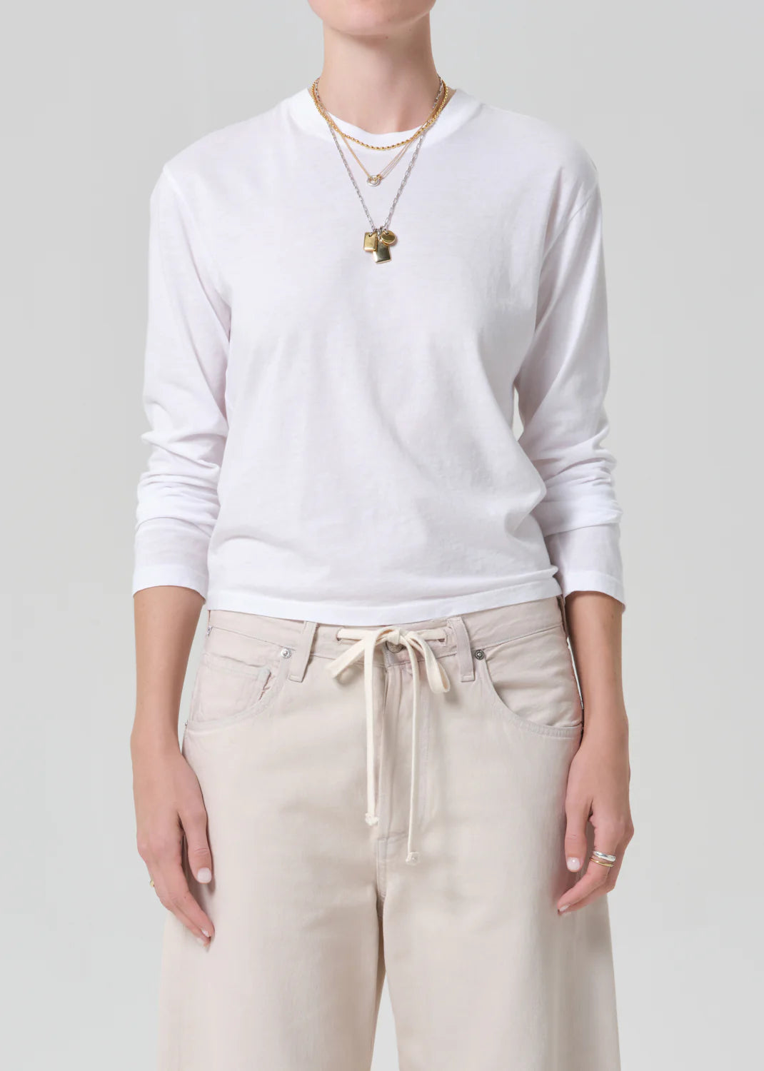 Sabine Long Sleeve in White