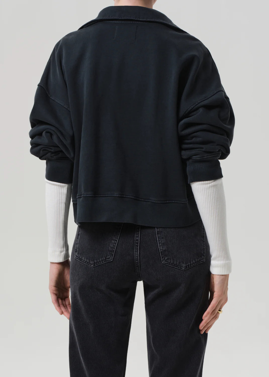 Mirelle Funnel Neck in Charcoal