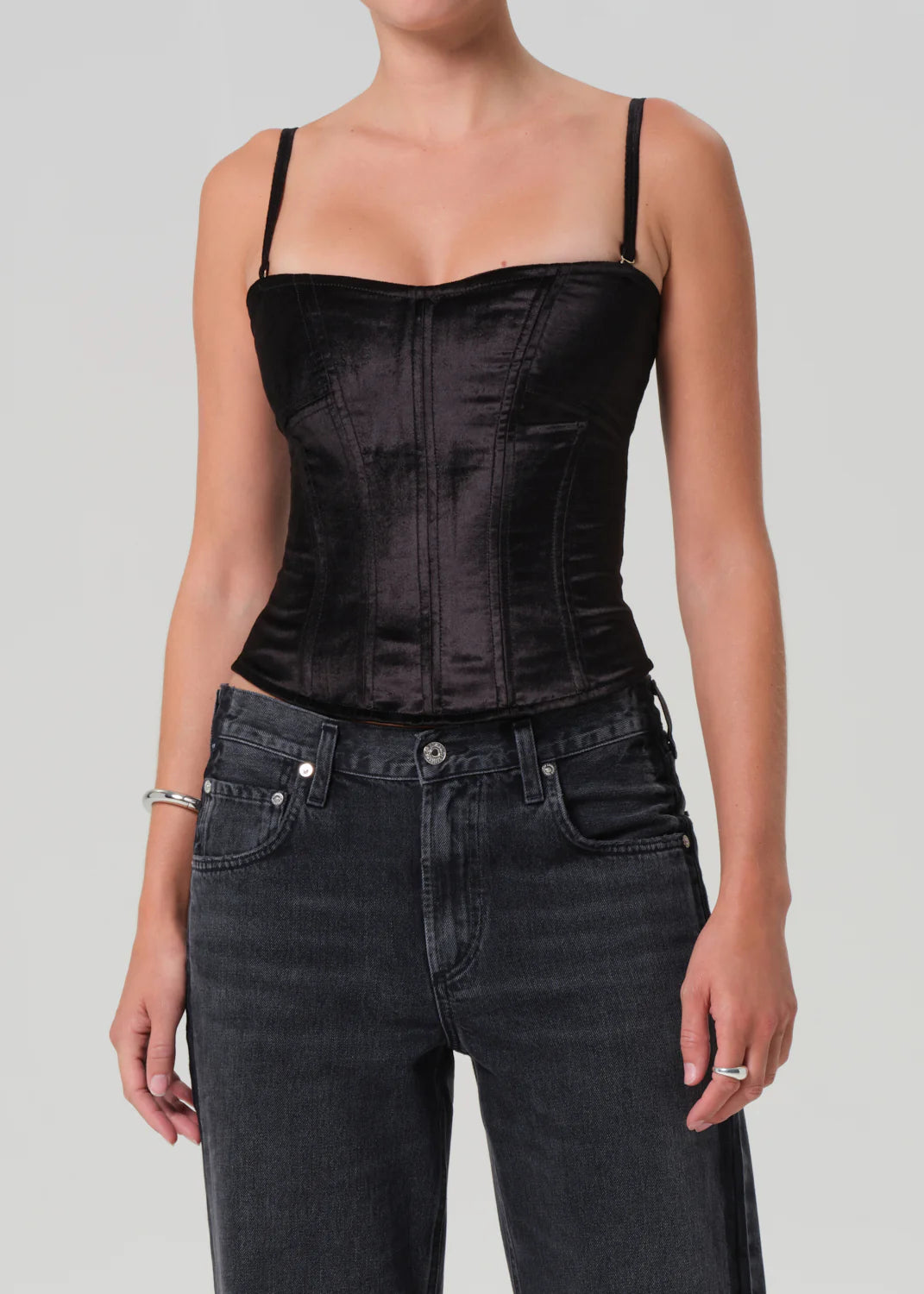 Darya Corset Top in Black