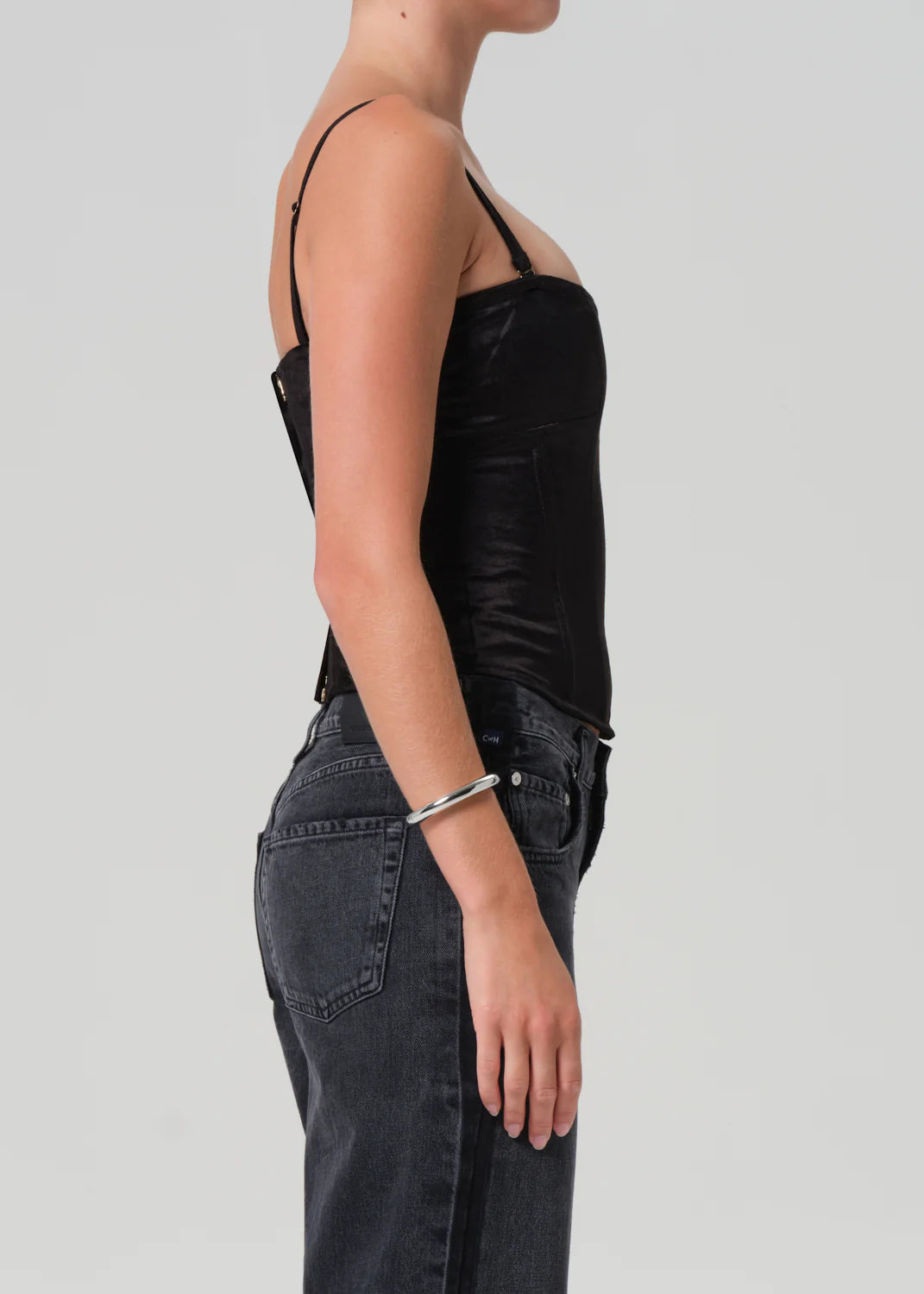 Darya Corset Top in Black