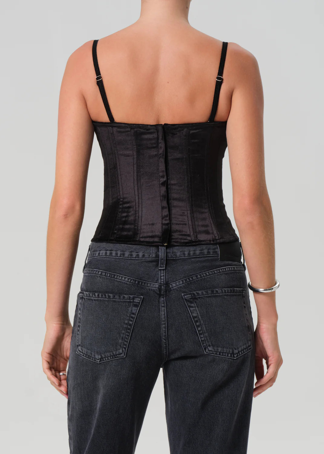Darya Corset Top in Black