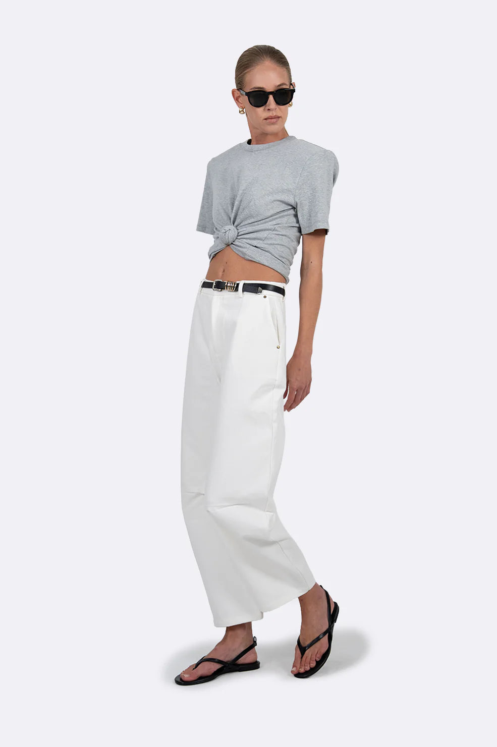 May Tee in Grey