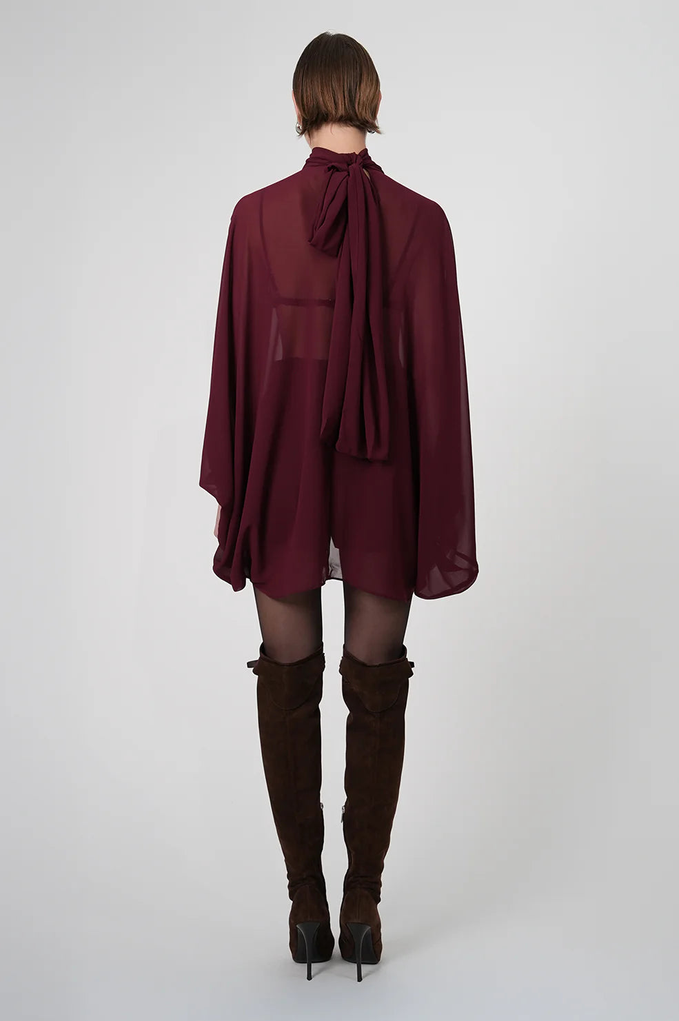 Juliette Dress in Burgundy