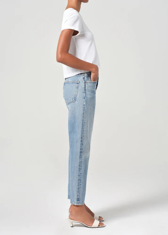 90s Pinch Waist Crop in Stage