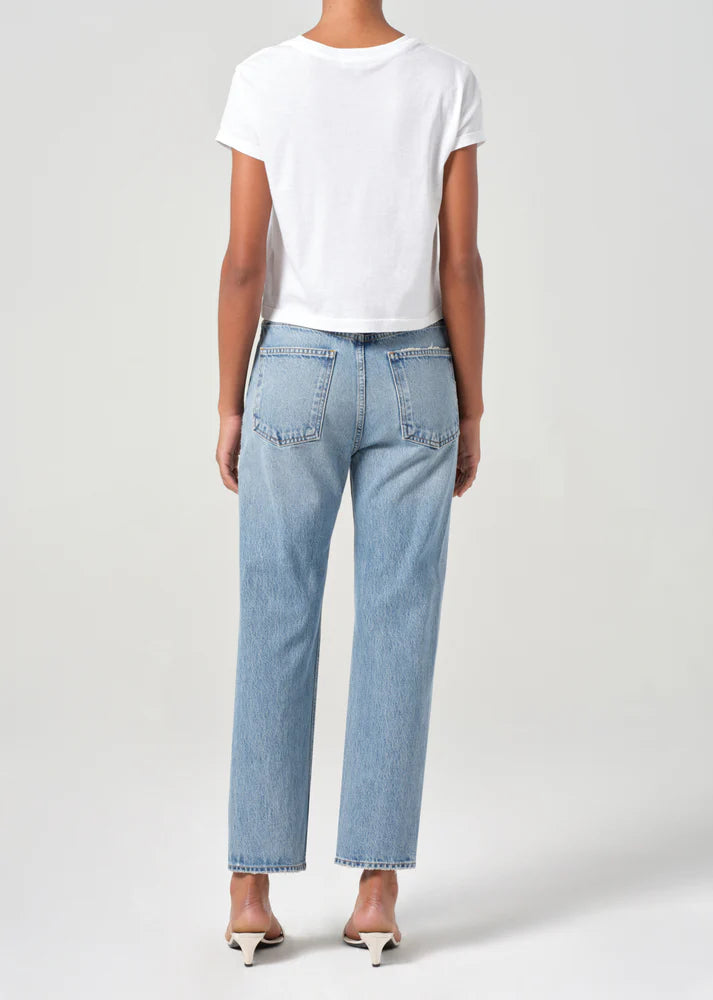 90s Pinch Waist Crop in Stage