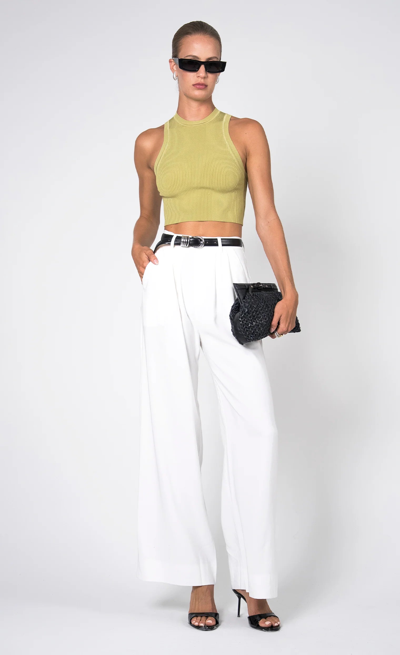 Fabi Pant in White