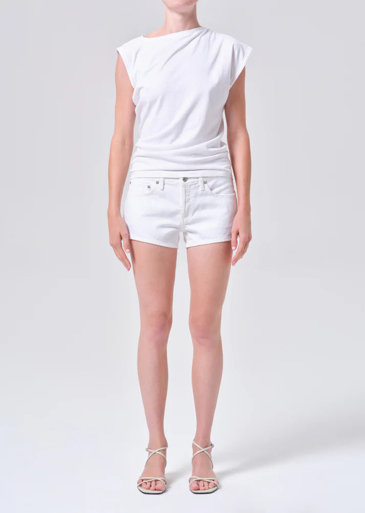 Low Rise Parker Short in Marshmallow
