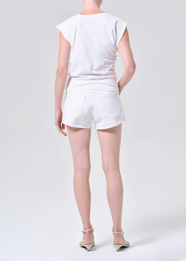 Low Rise Parker Short in Marshmallow