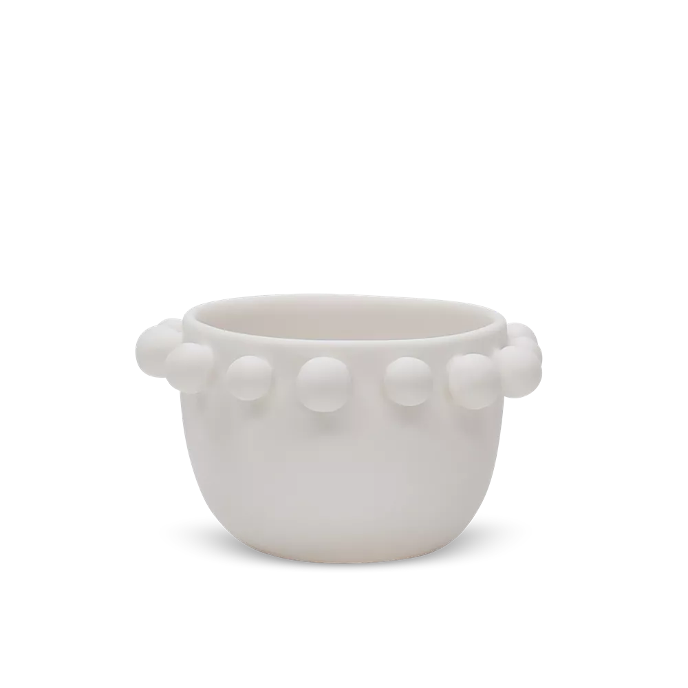 Bubble Medium Deep Bowl - White