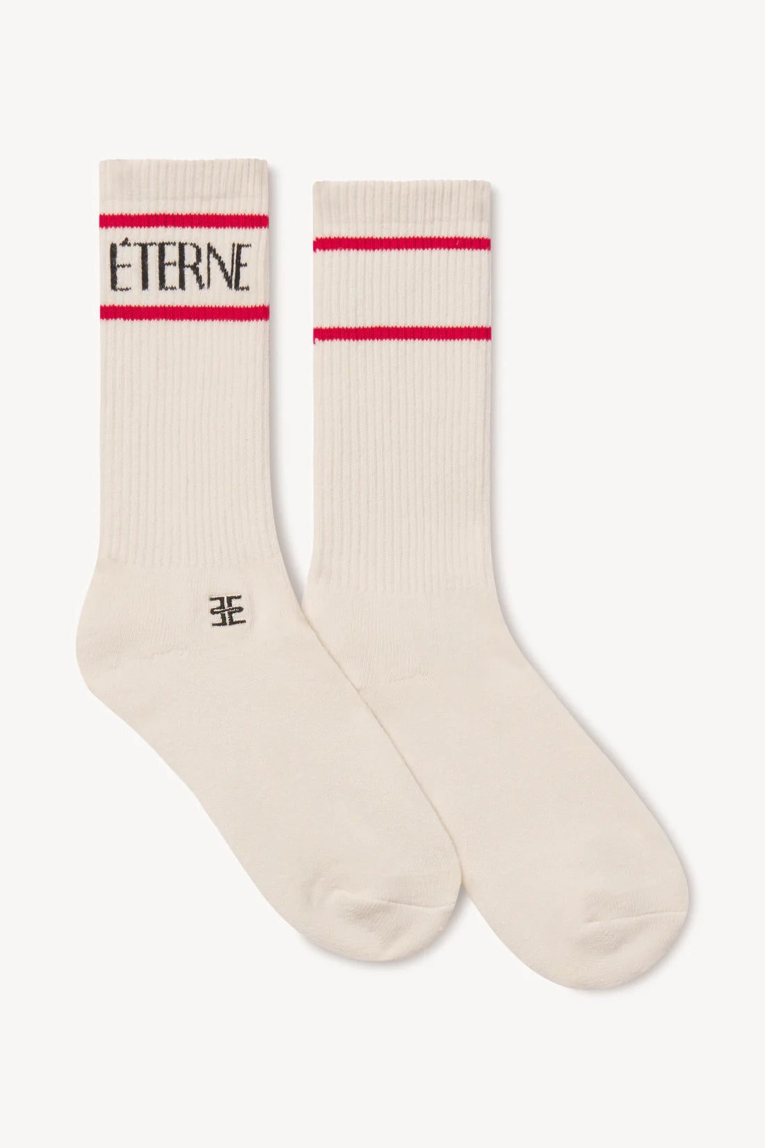 Logo Sport Sock in Cream