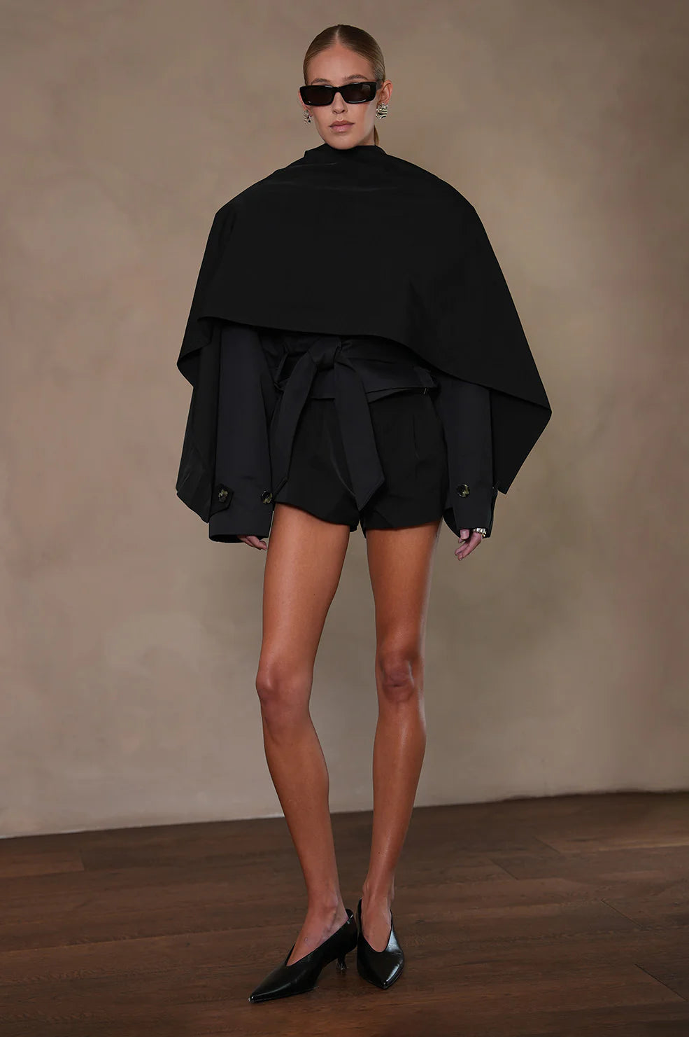 Celina Trench in Black
