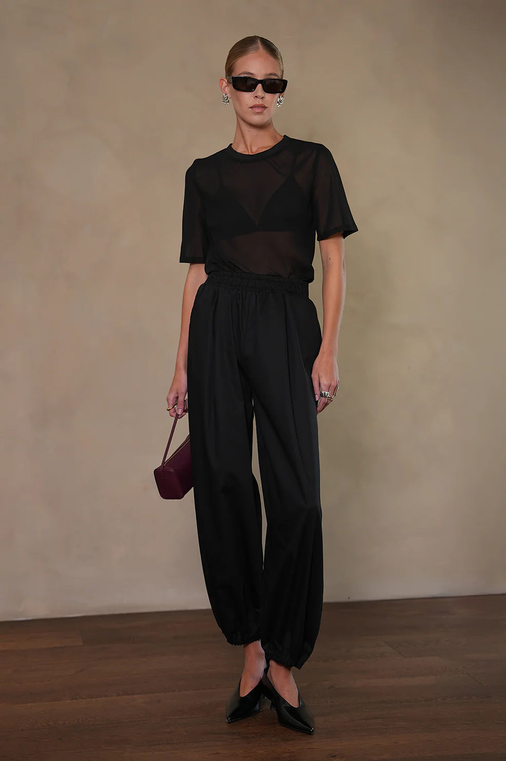Naomi Tee in Black