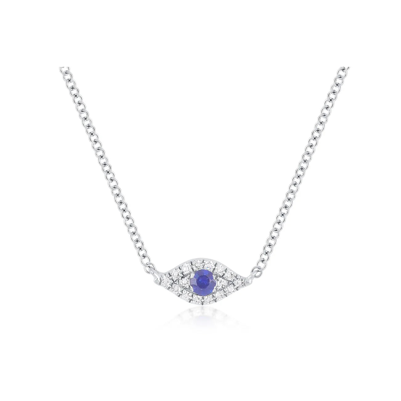 Diamond Evil Eye Choker Necklace