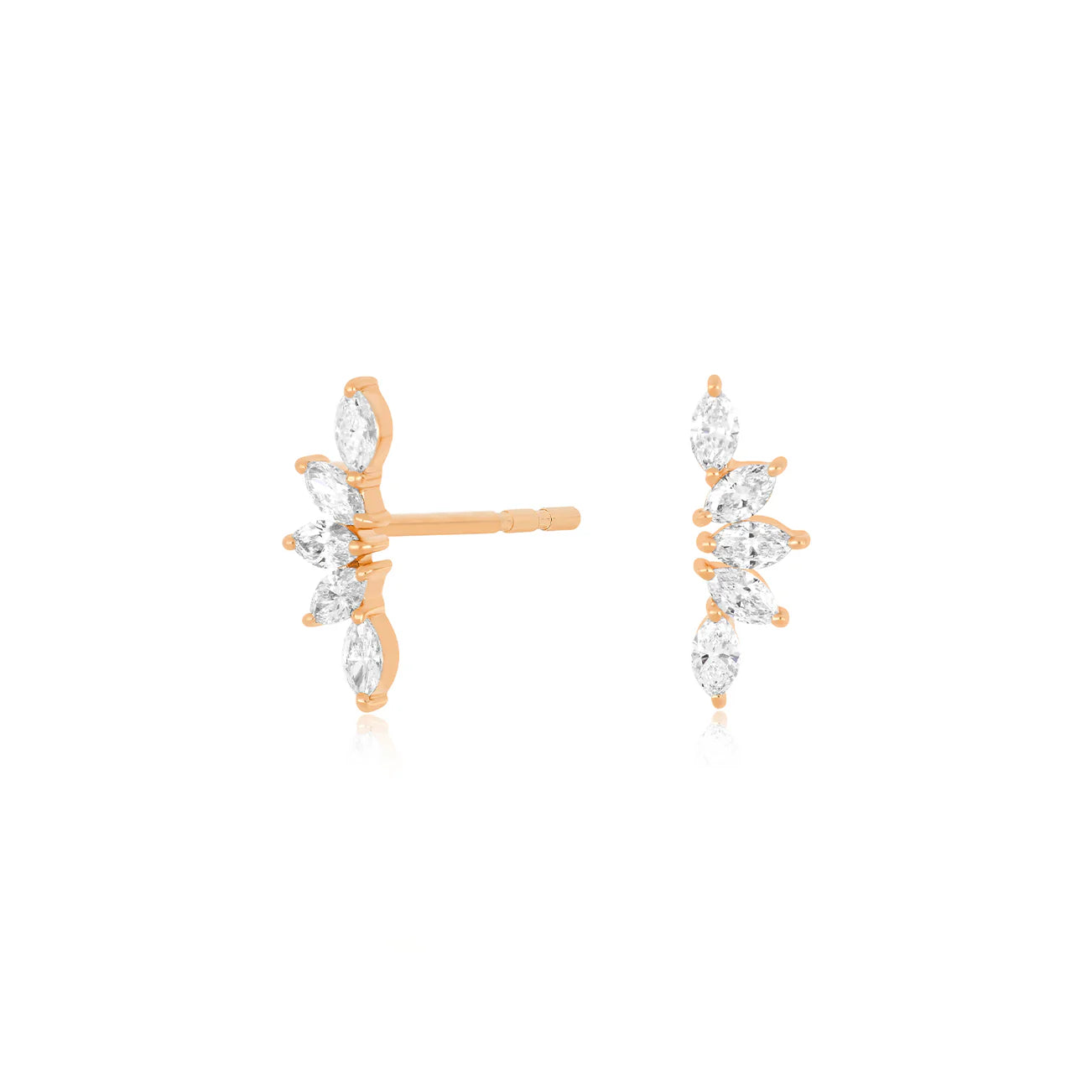 Diamond Marquise Fan Earring