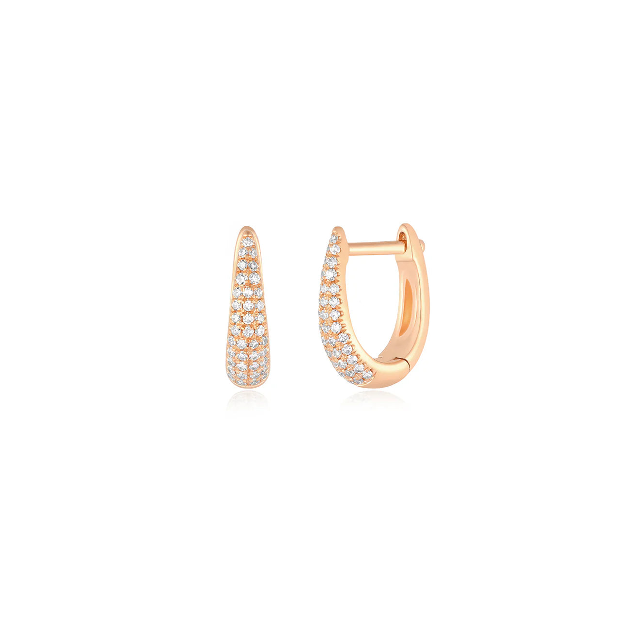 Diamond Mini Maeve Huggie Earring
