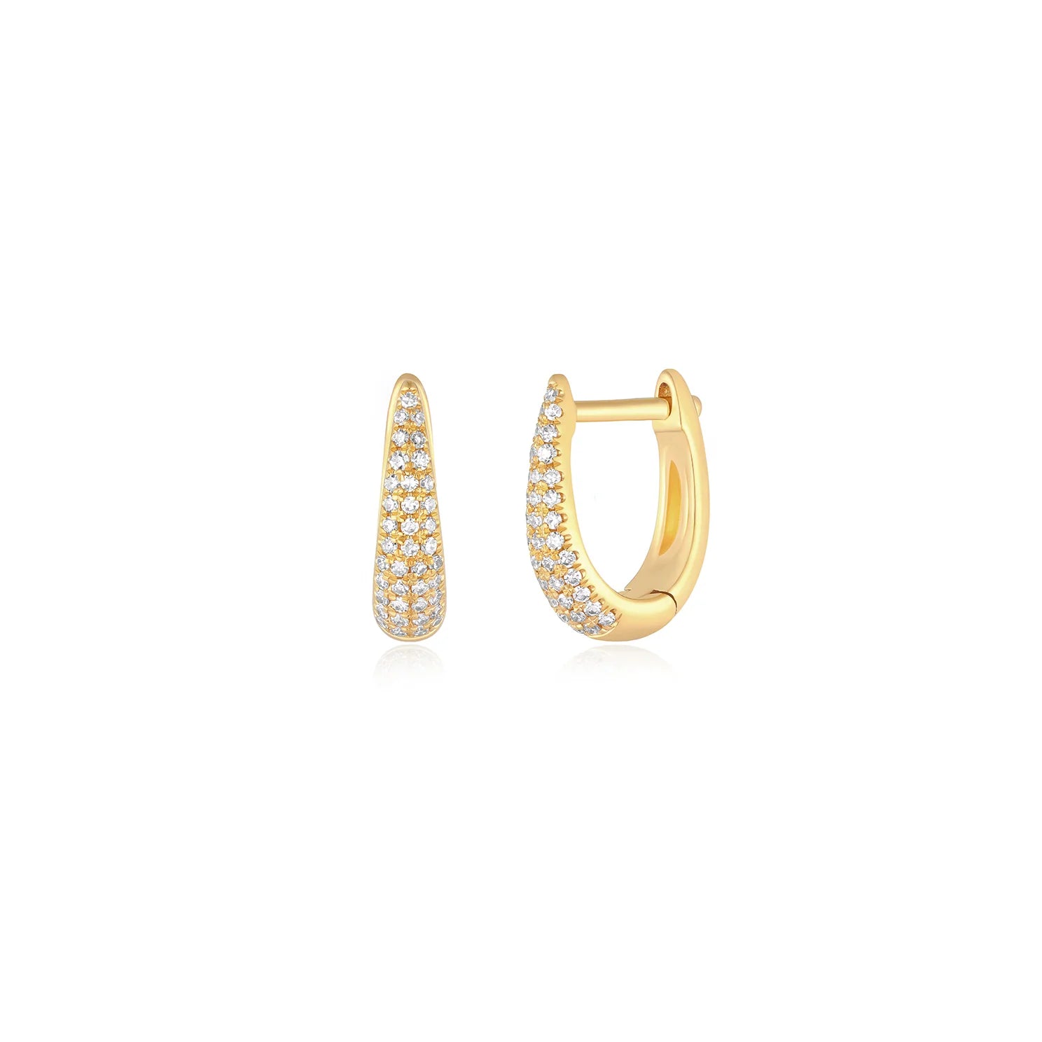 Diamond Mini Maeve Huggie Earring