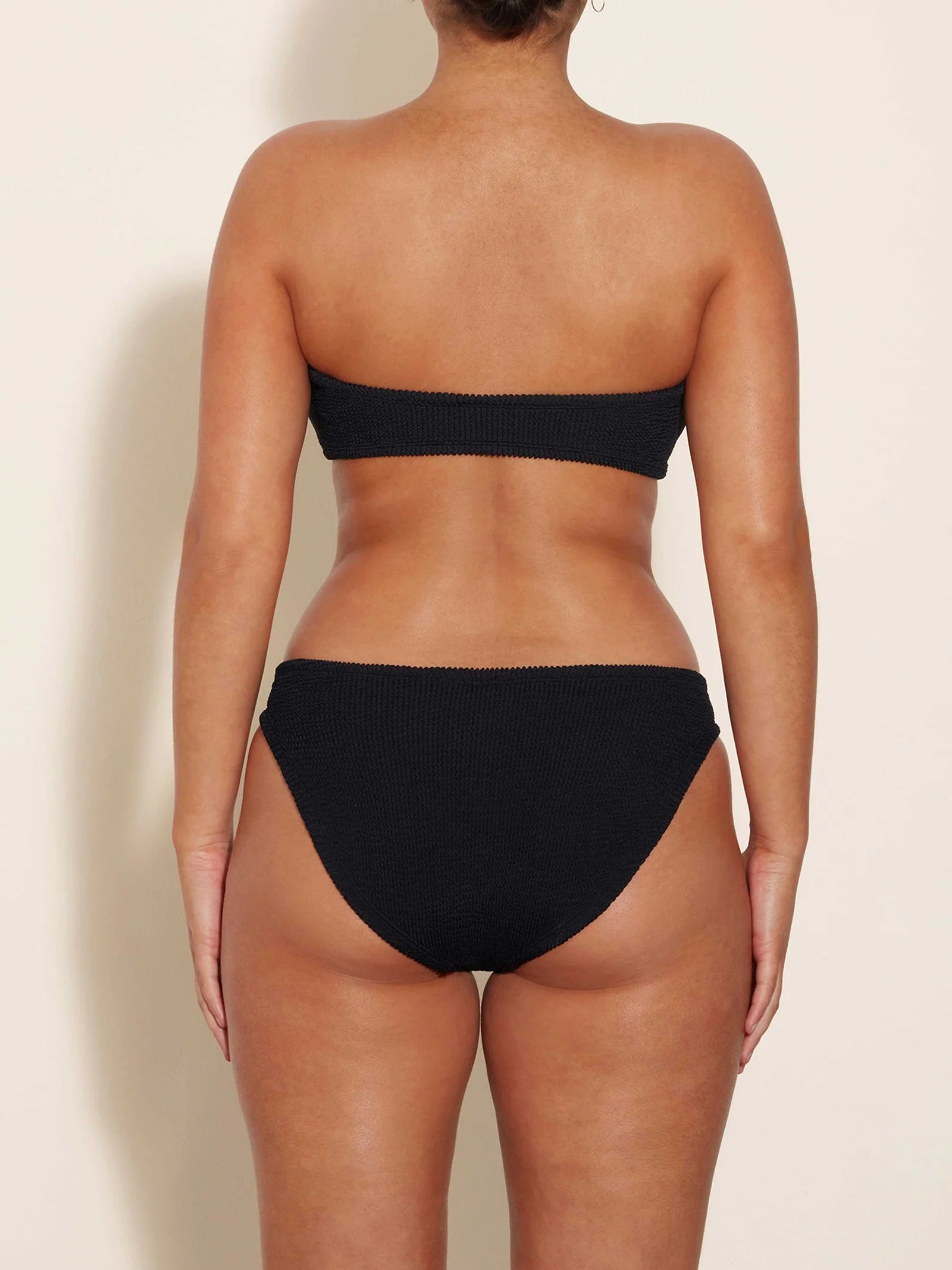 Coverage Jean Bikini in Black