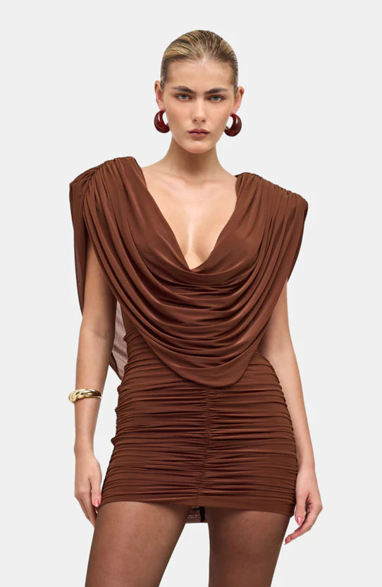 Kehlani Dress in Soft Silt