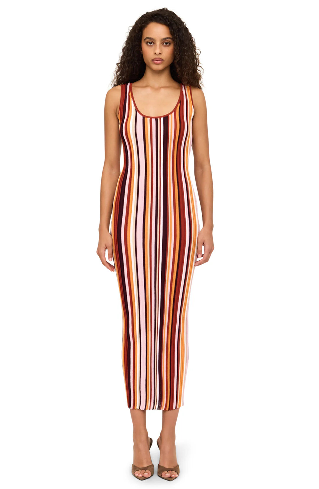 Kerry Knit Dress in Rust Multi