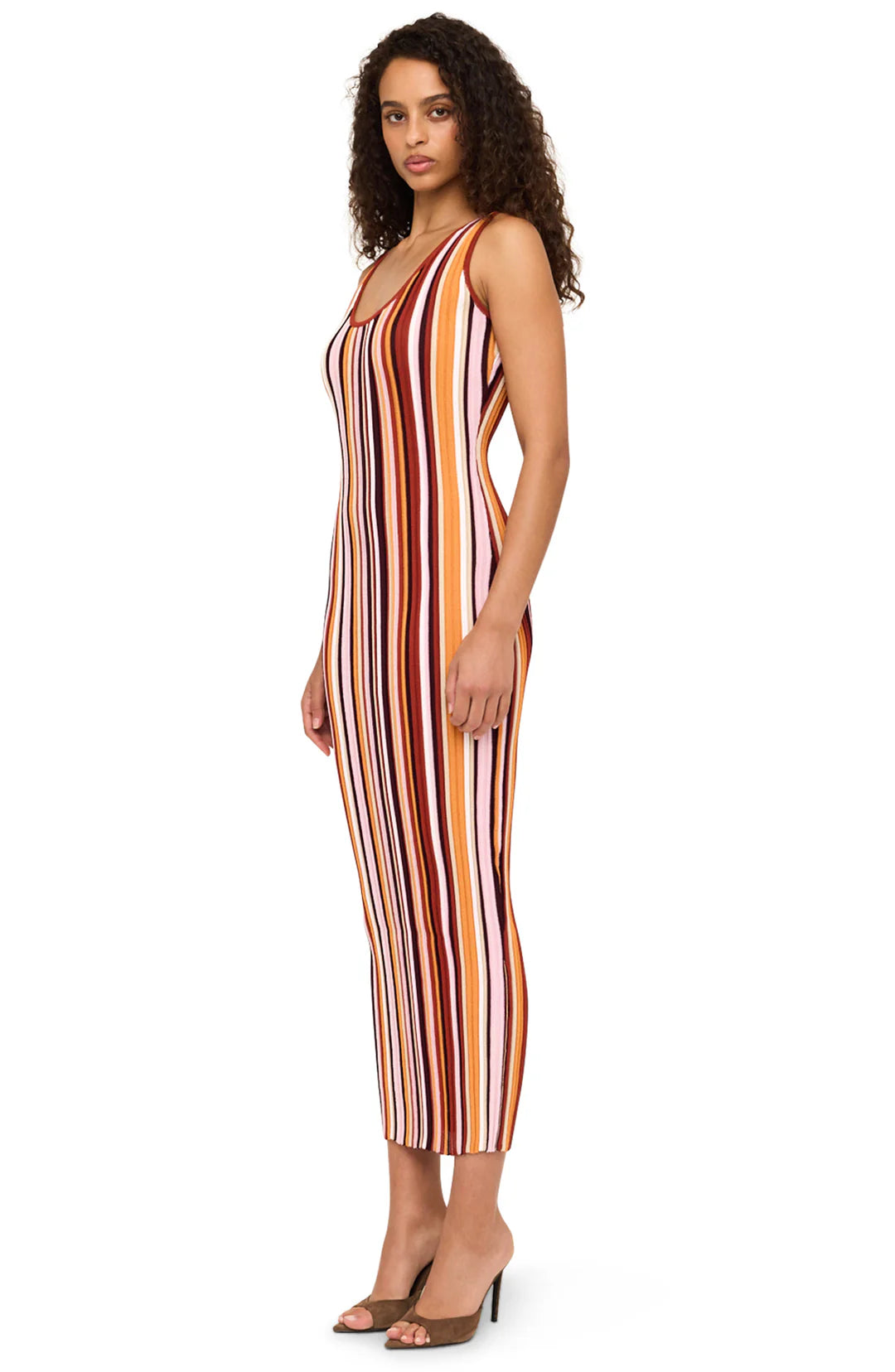Kerry Knit Dress in Rust Multi