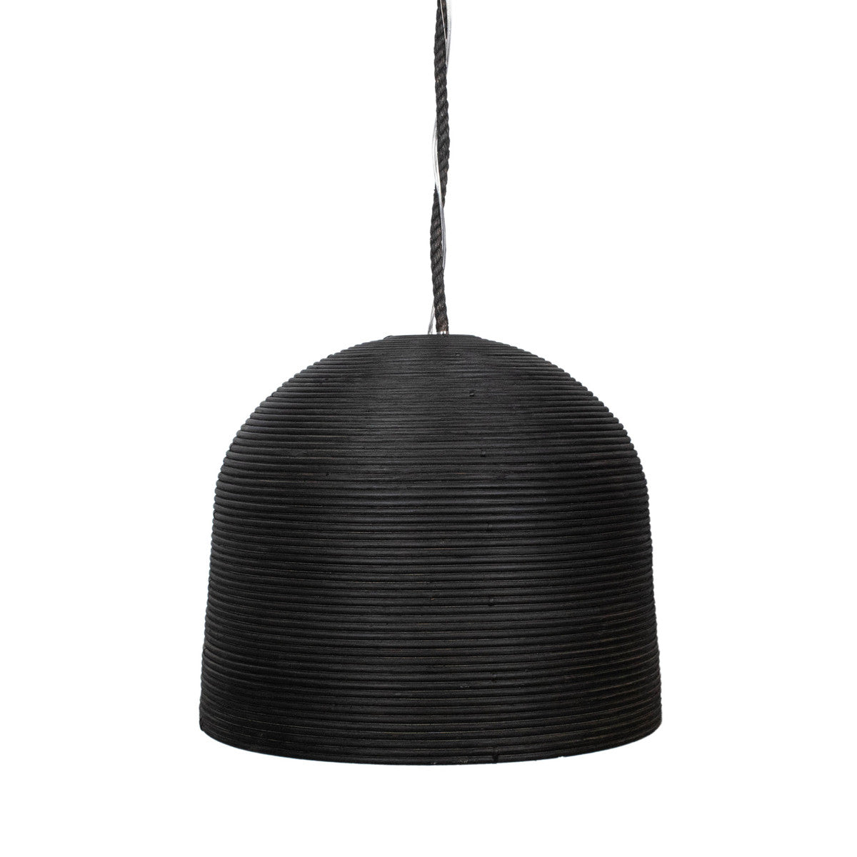 JE Java Pendant Matte Black 24"-35"