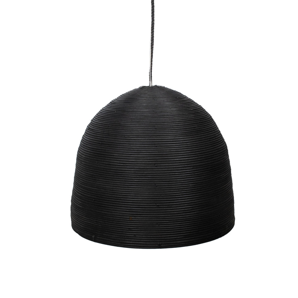 JE Java Pendant Matte Black 24"-35"