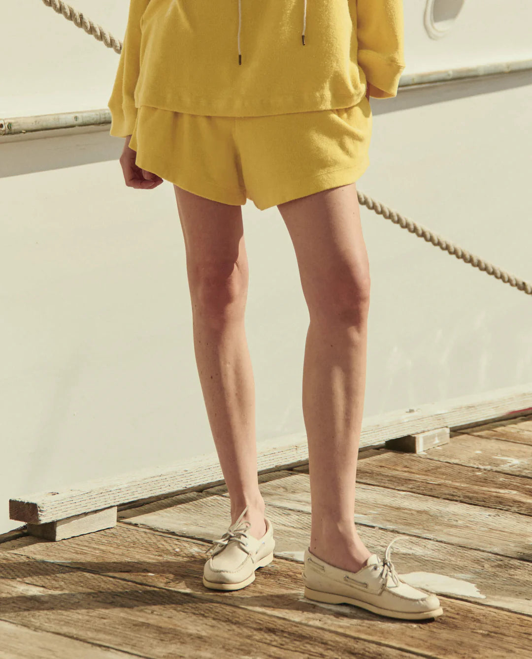 The Micro Terry Swing Short in Margarita