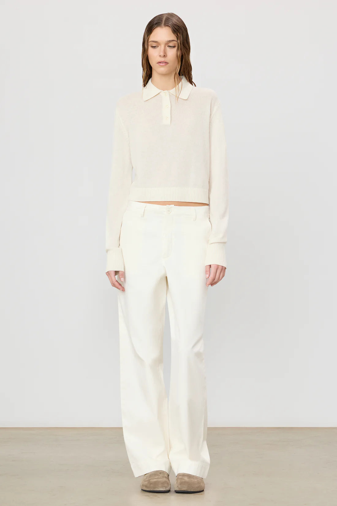 Benson Pant in Bone
