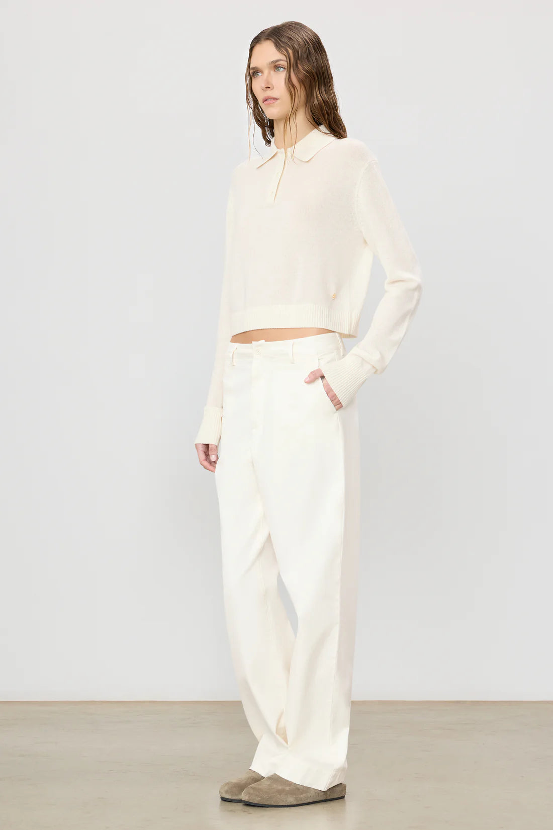 Benson Pant in Bone