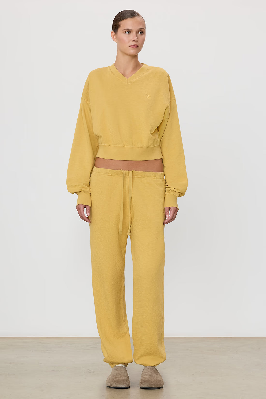 Boyfriend Pocket Sweatpant in Saffron