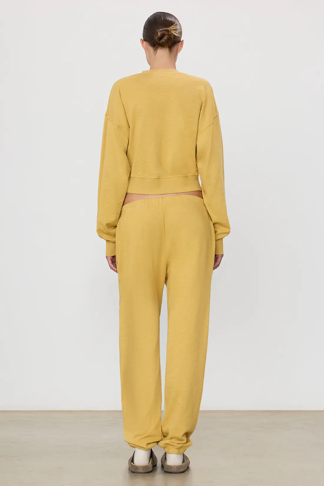Boyfriend Pocket Sweatpant in Saffron