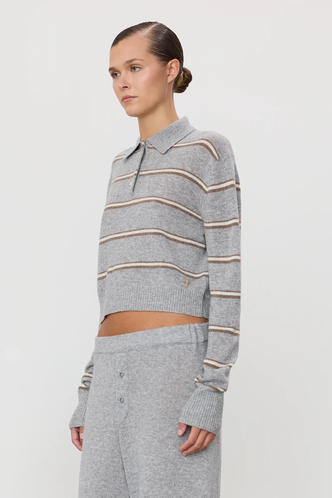 Barrett Sweater in Heather Grey