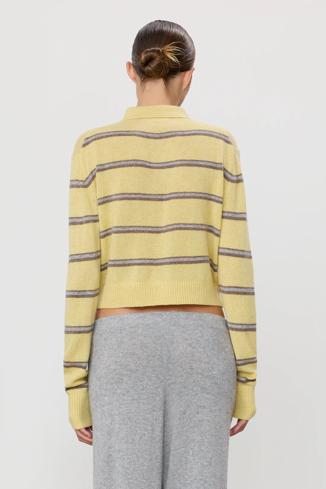 Barrett Sweater in Butter Stripe